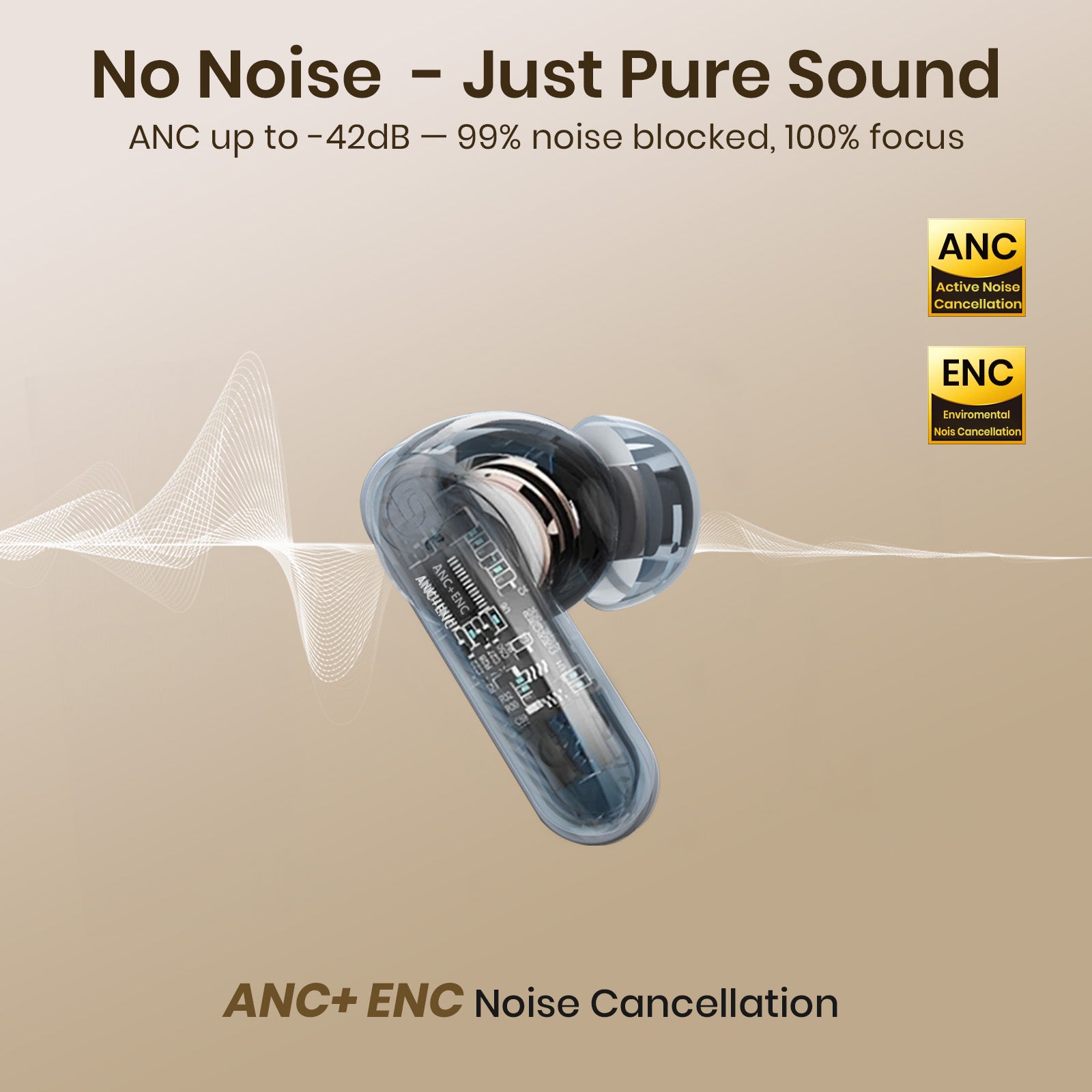 SIAWAG BTW73 | Noise Cancelling Earbuds