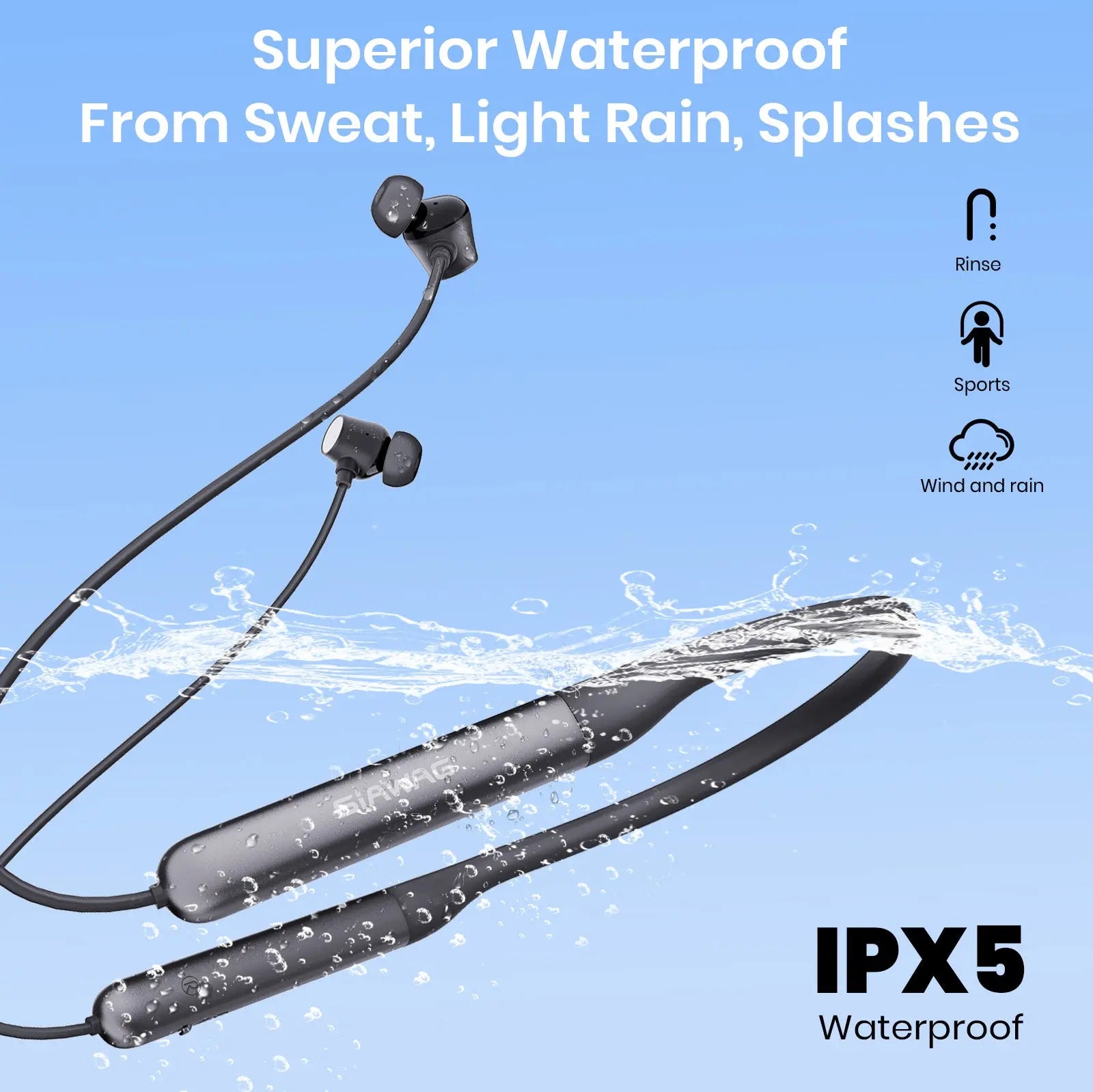 SIAWAG BT266ANC | Neckband Wireless Earphones with ANC SIAWAG