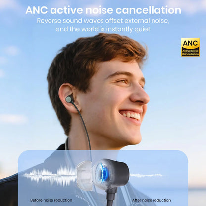 SIAWAG BT266ANC | Neckband Wireless Earphones with ANC SIAWAG