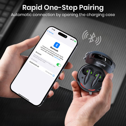 SIAWAG BTW46 | LED Gaming Earbuds